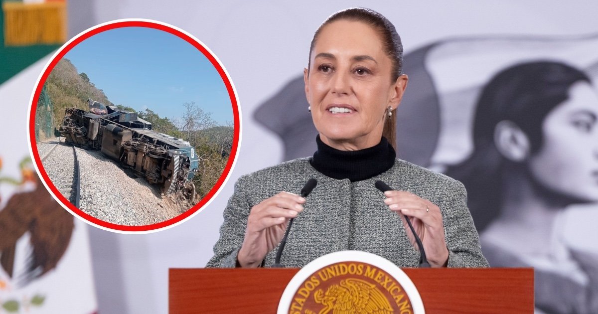 Sheinbaum exige máximo rigor en investigación sobre el descarrilamiento del Tren Interoceánico