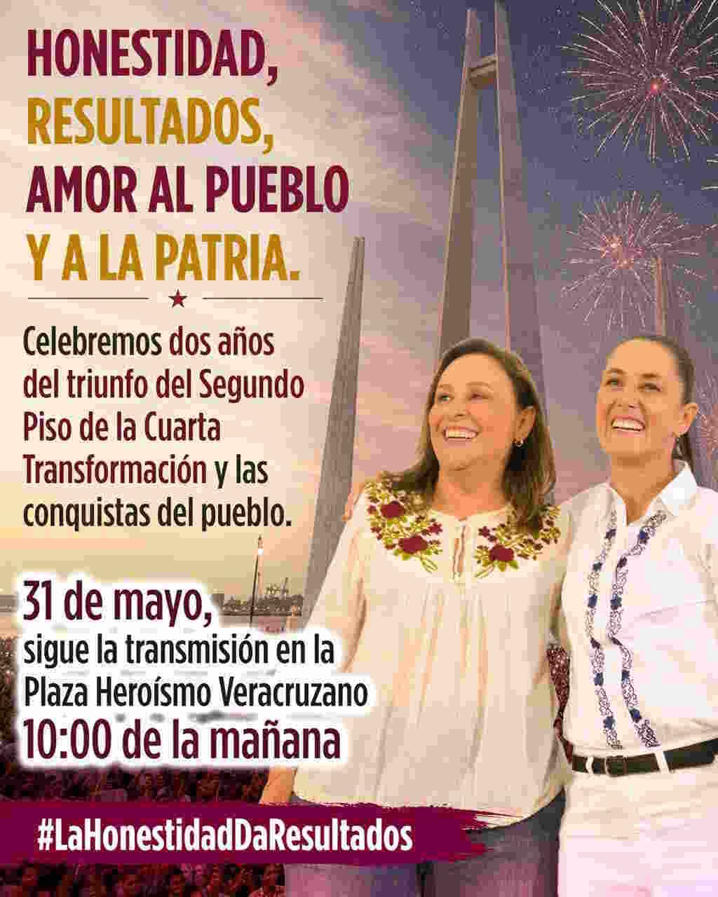 Puerto de Veracruz albergará celebración del segundo piso de la 4T