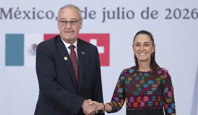 Vamos a seguir ampliando y diversificando nuestras relaciones: Presidenta tras reunión con el Presidente de Suiza, Guy Parmelin