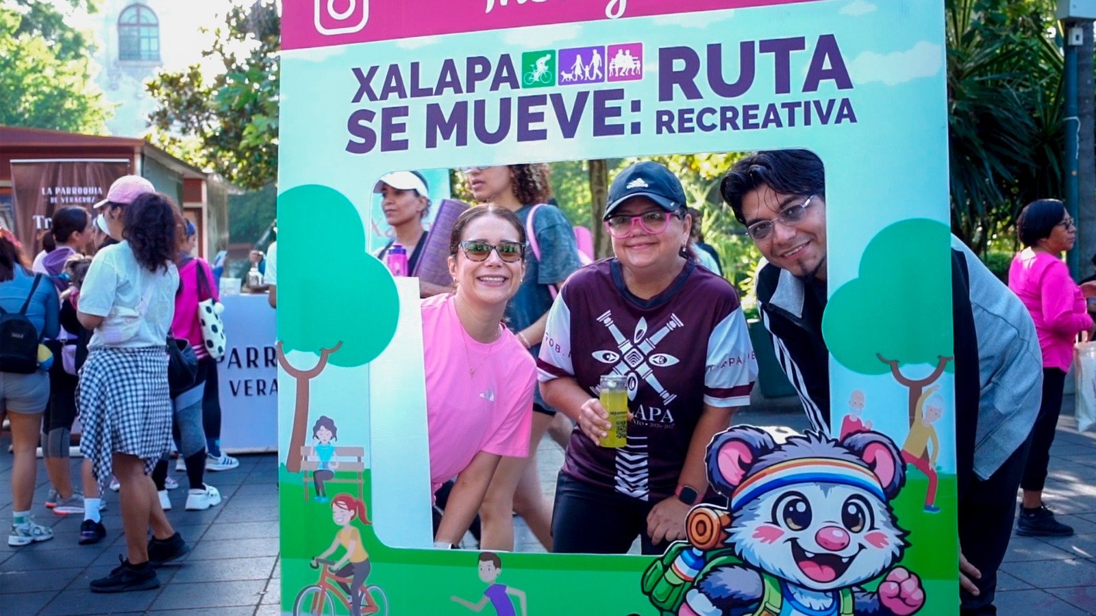 Recuperando espacios públicos y fomentando la convivencia familiar en domingo de Ruta Recreativa del Ayuntamiento