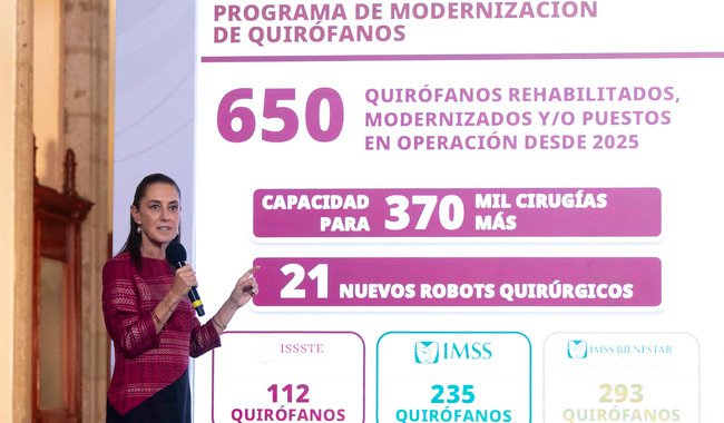 Llevamos 2 años trabajando intensamente, el objetivo es tener el mejor sistema de salud; se tienen 34 hospitales nuevos: presidenta